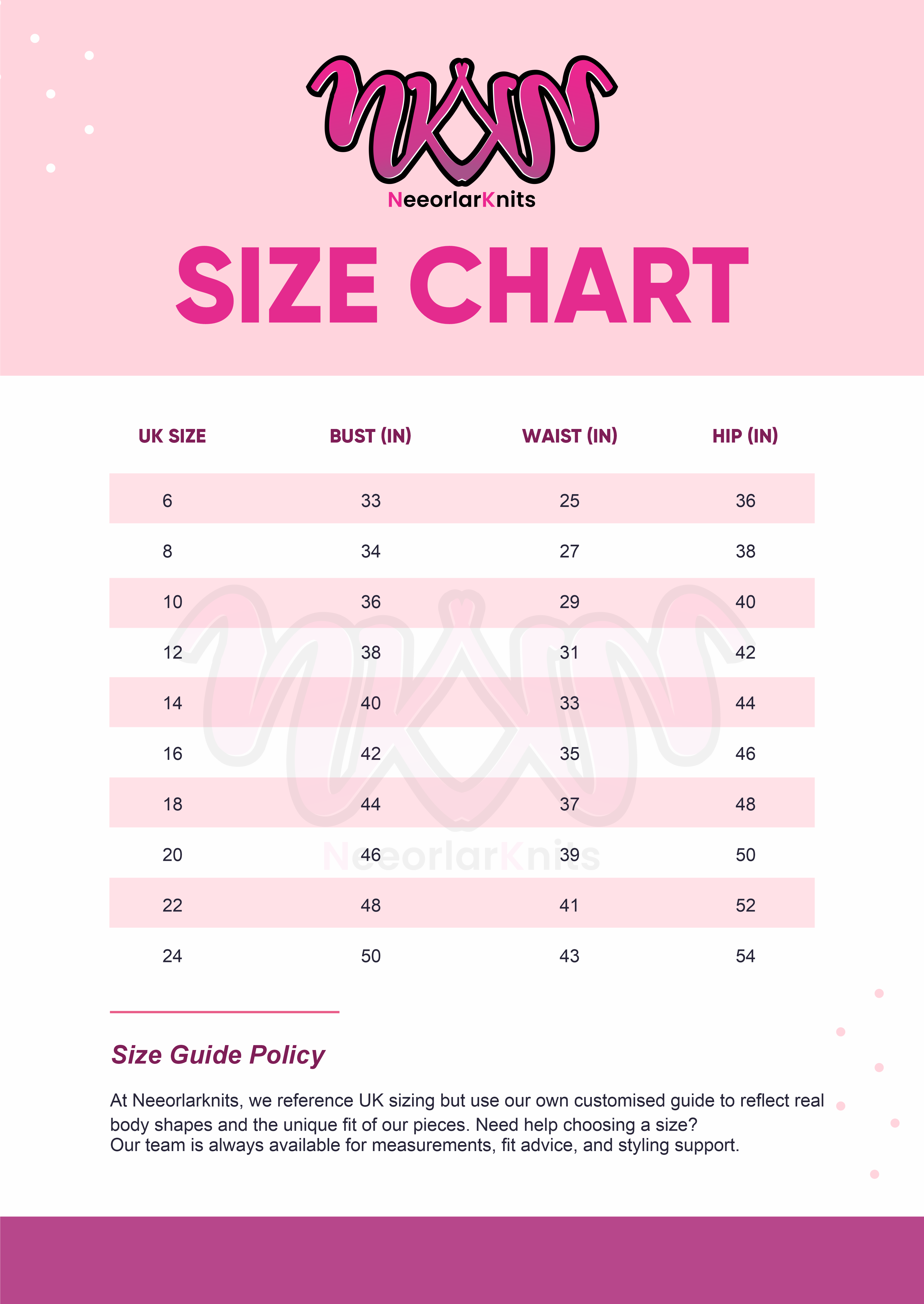 Size Guide