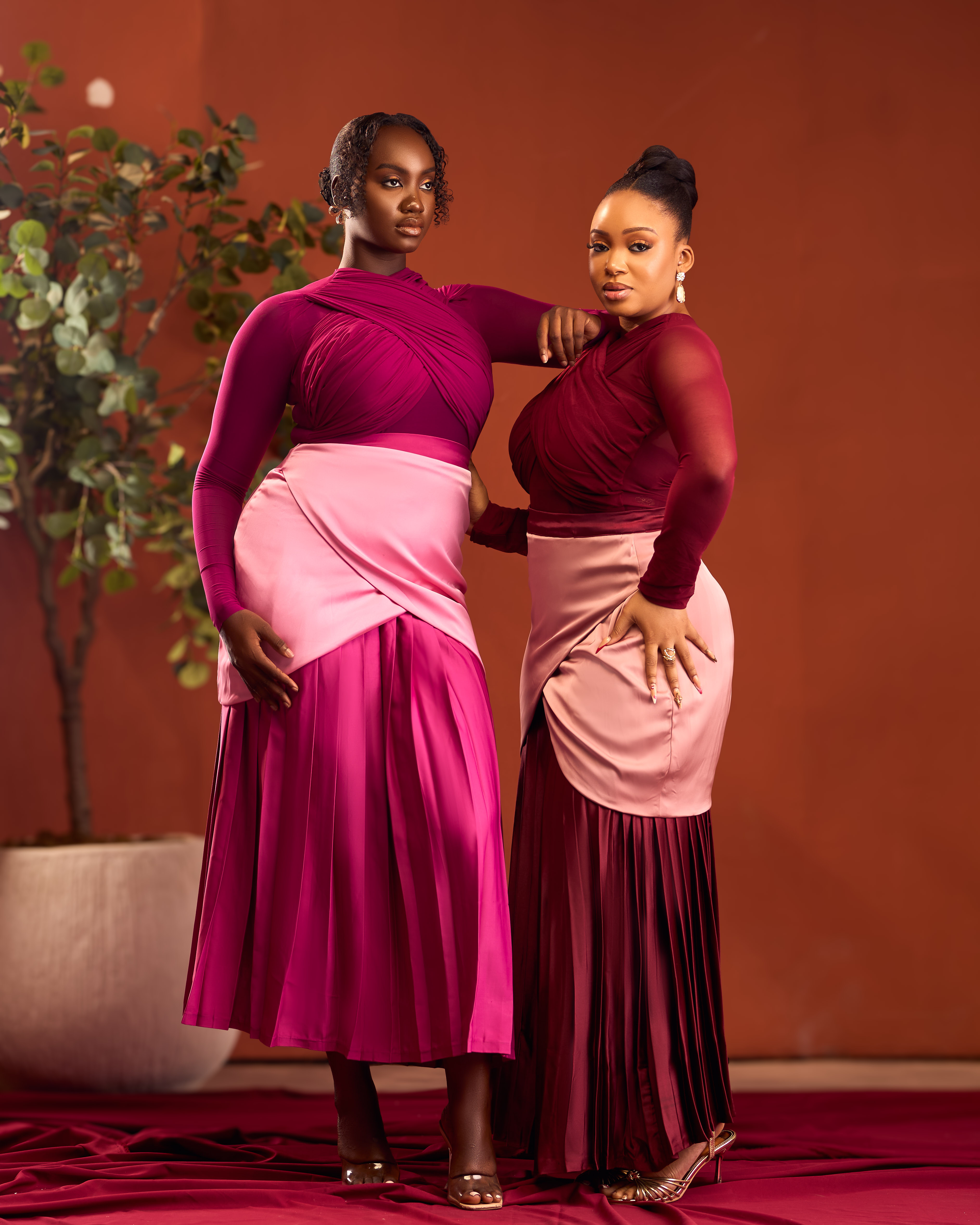 Second image of Leona Set - Velvet Rose