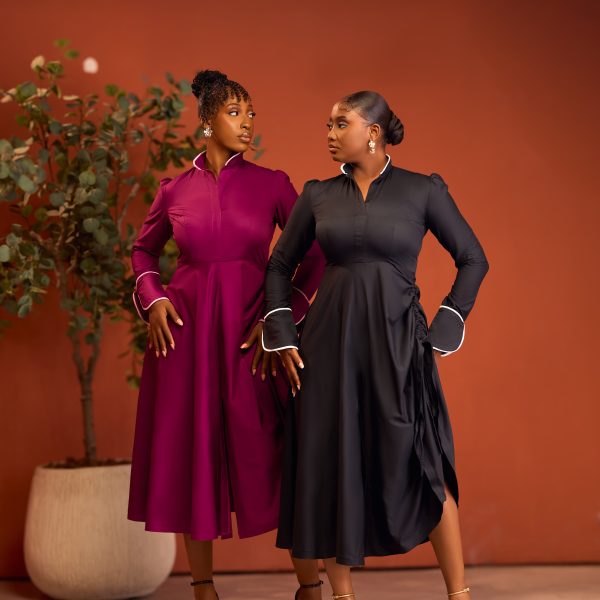 Katherine Dress Plain Corded